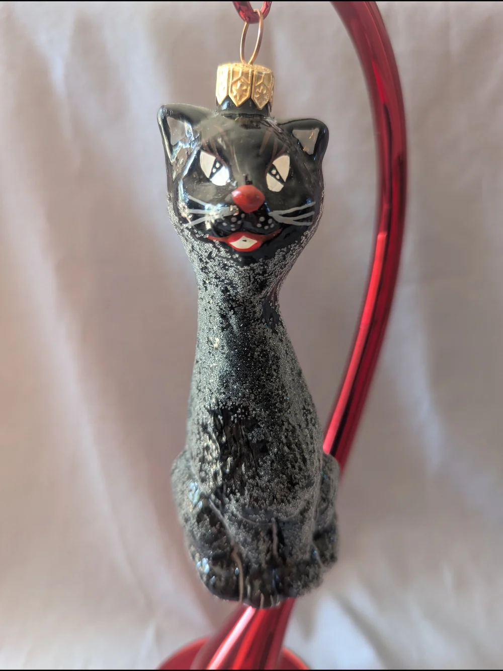 Christopher Radko Sabrina #97-1990-0 Black Cat Ornament Halloween